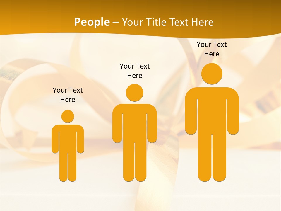 Gold Wedding Decorated PowerPoint Template