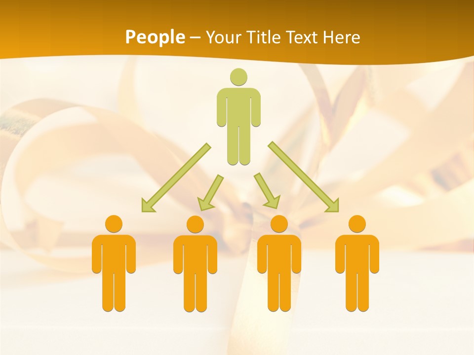 Gold Wedding Decorated PowerPoint Template