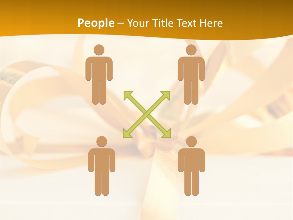 Gold Wedding Decorated PowerPoint Template