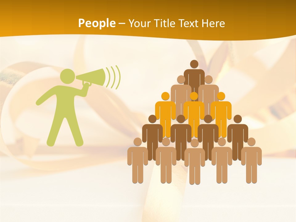 Gold Wedding Decorated PowerPoint Template