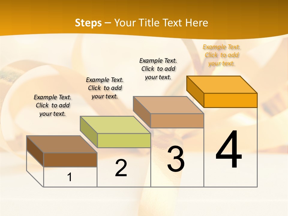 Gold Wedding Decorated PowerPoint Template