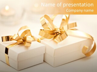 Festive Decorated Sparkle PowerPoint Template