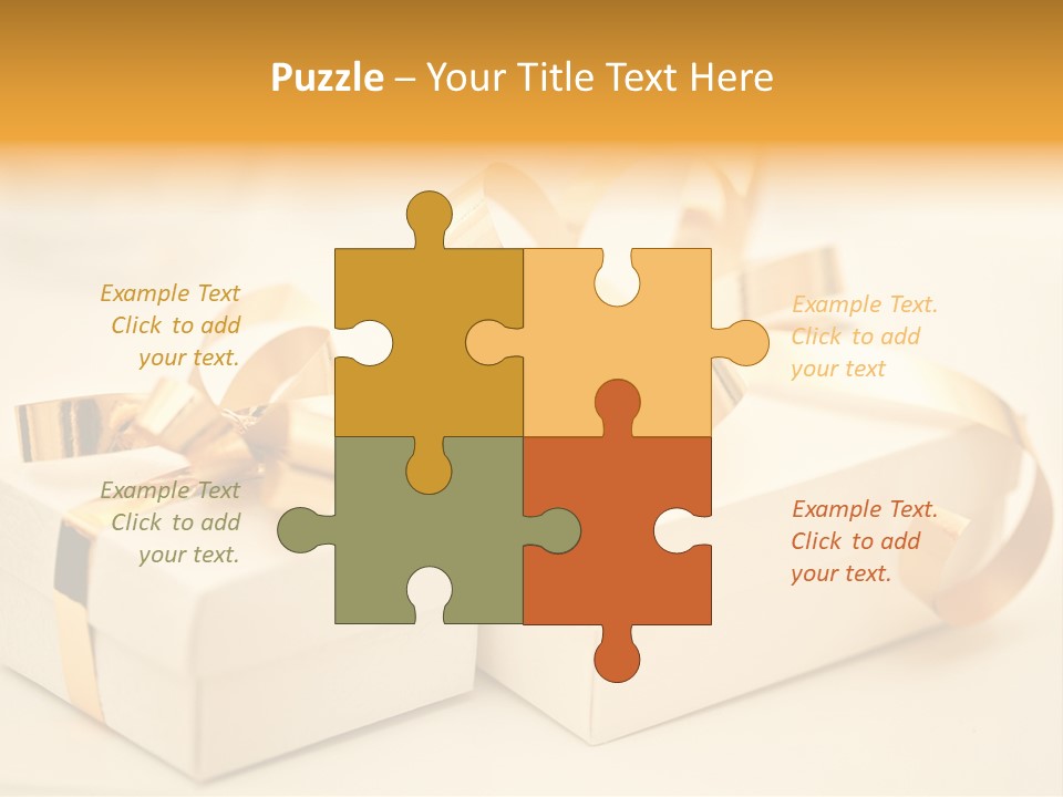 Festive Decorated Sparkle PowerPoint Template