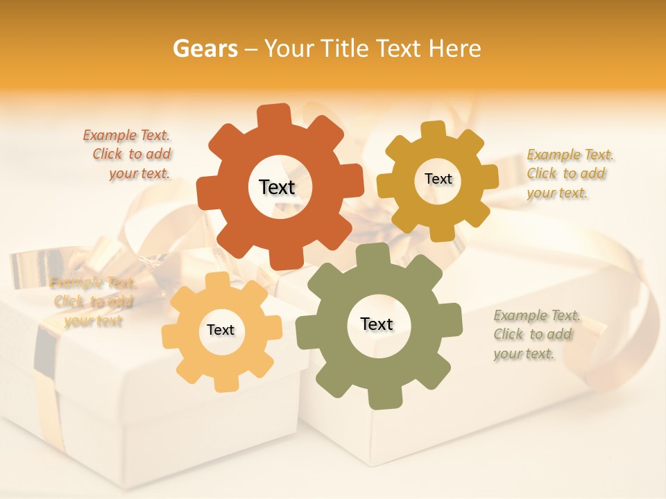 Festive Decorated Sparkle PowerPoint Template