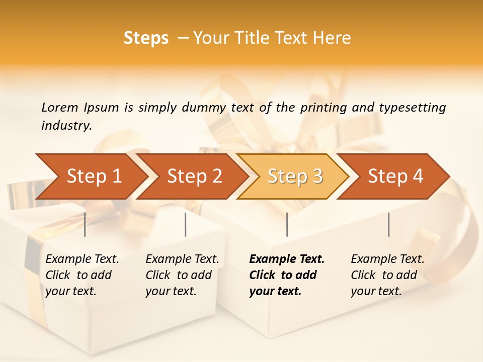 Festive Decorated Sparkle PowerPoint Template