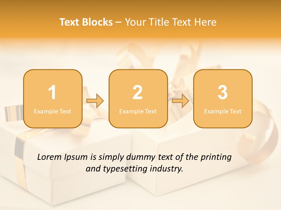 Festive Decorated Sparkle PowerPoint Template