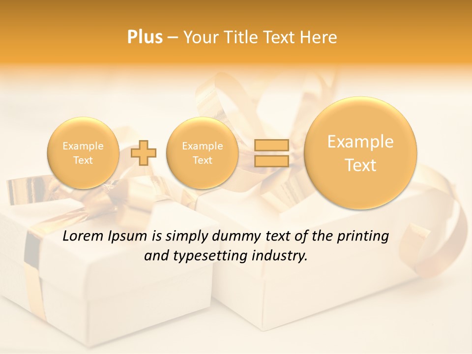 Festive Decorated Sparkle PowerPoint Template