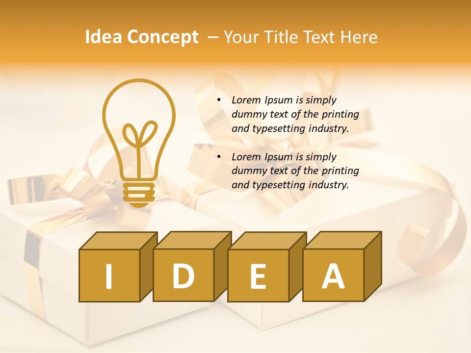 Festive Decorated Sparkle PowerPoint Template