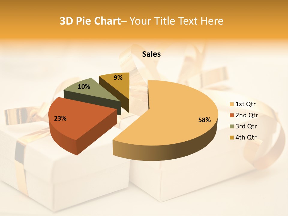 Festive Decorated Sparkle PowerPoint Template