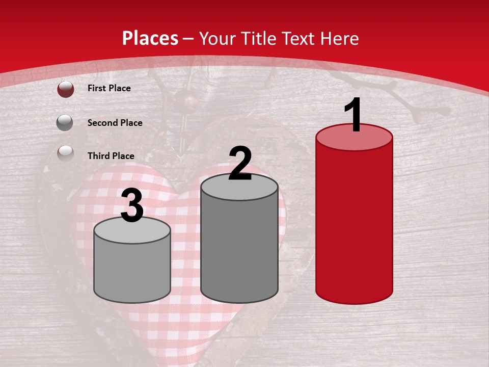 Valentine Love Textile PowerPoint Template