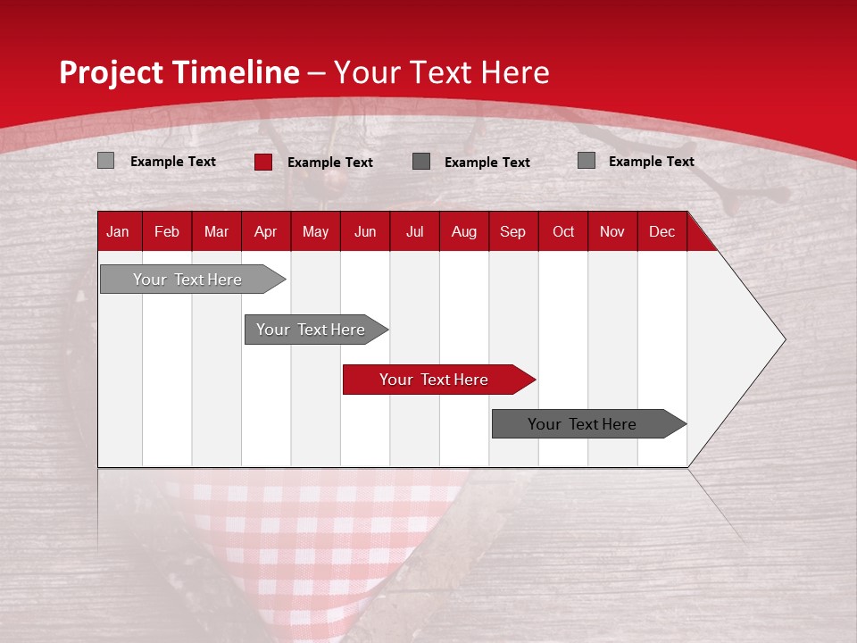 Valentine Love Textile PowerPoint Template