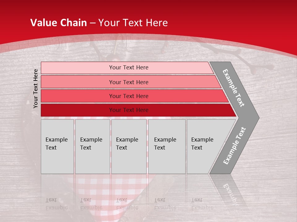 Valentine Love Textile PowerPoint Template