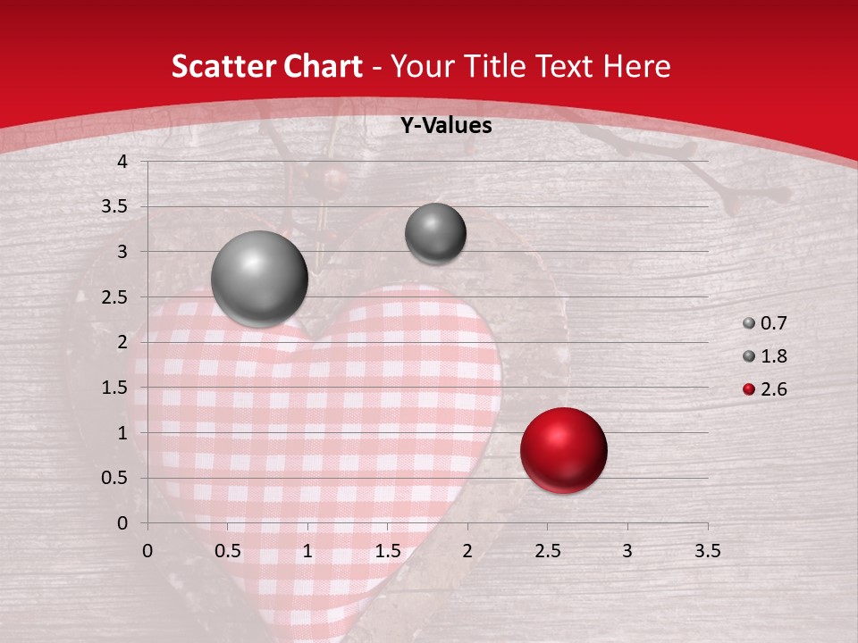 Valentine Love Textile PowerPoint Template