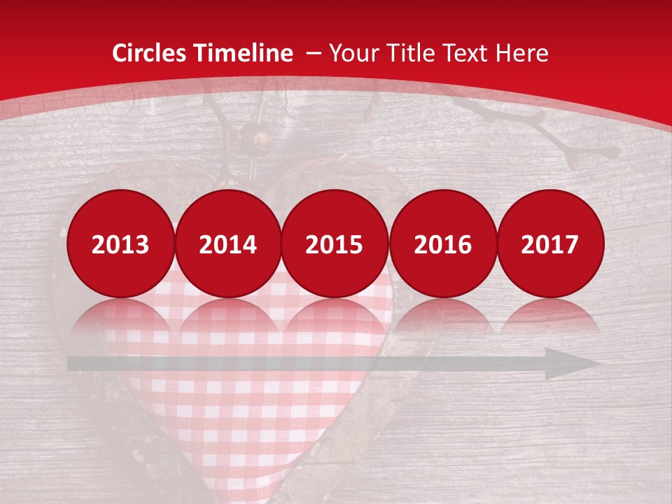 Valentine Love Textile PowerPoint Template