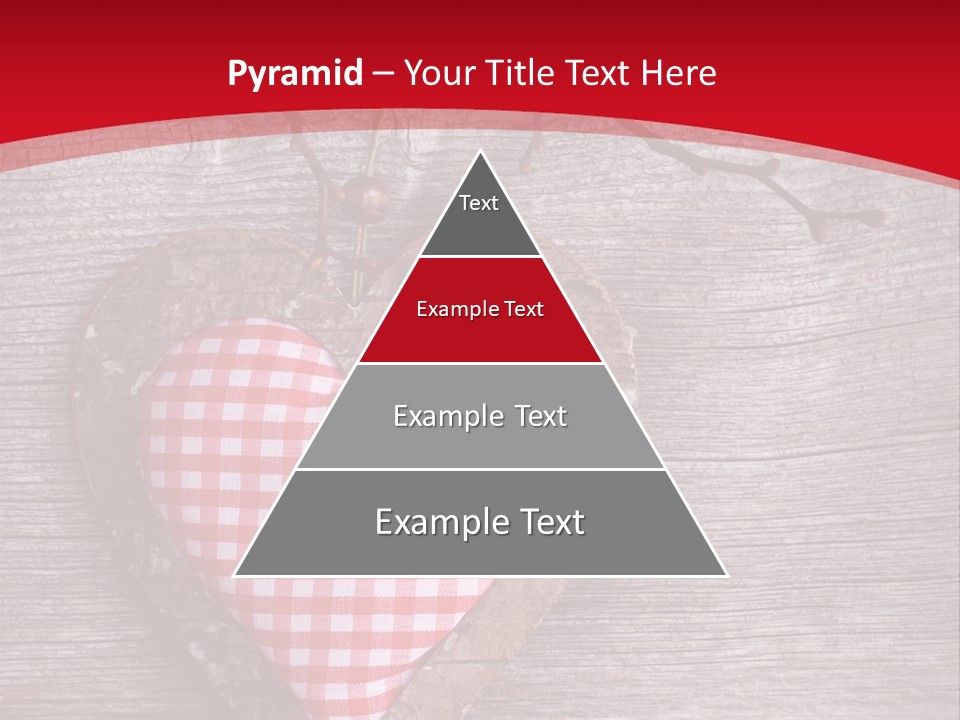 Valentine Love Textile PowerPoint Template