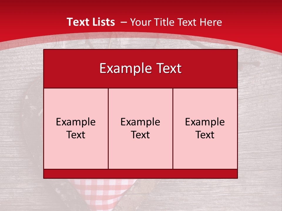 Valentine Love Textile PowerPoint Template