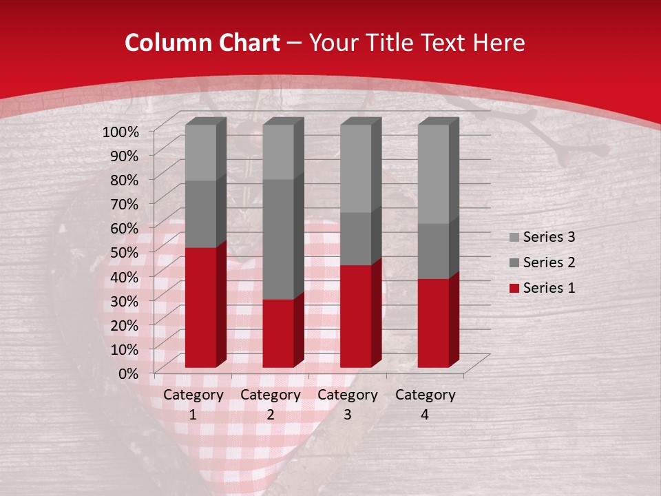 Valentine Love Textile PowerPoint Template