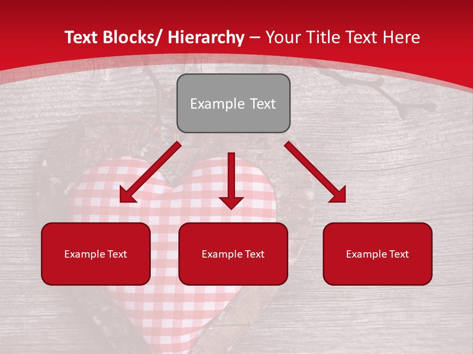 Valentine Love Textile PowerPoint Template