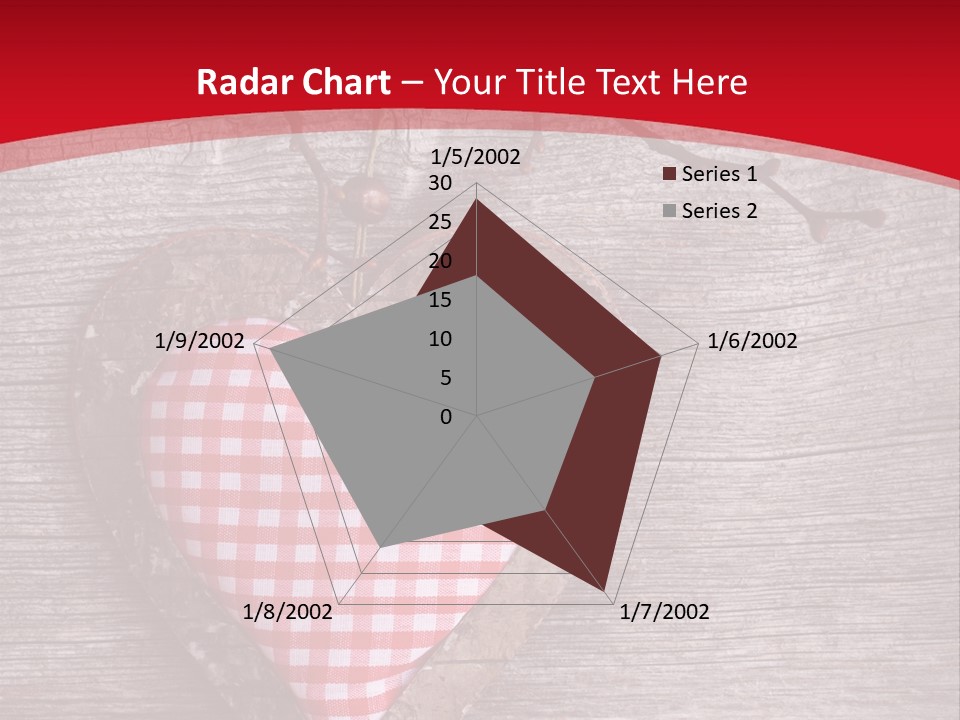 Valentine Love Textile PowerPoint Template