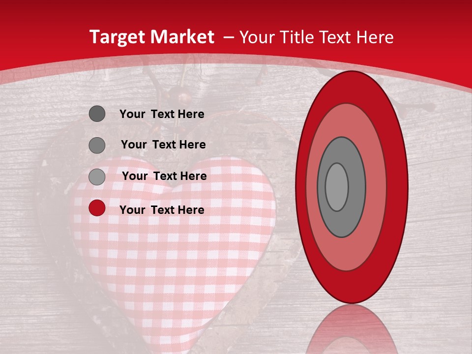 Valentine Love Textile PowerPoint Template