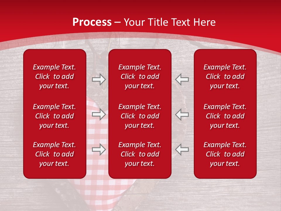 Valentine Love Textile PowerPoint Template