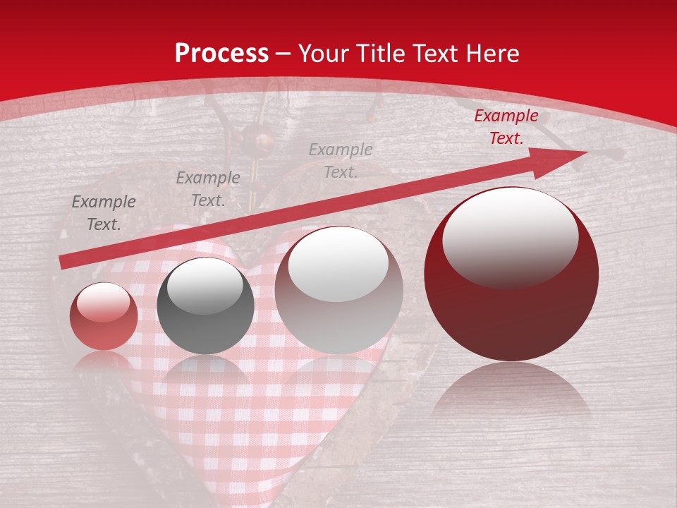 Valentine Love Textile PowerPoint Template