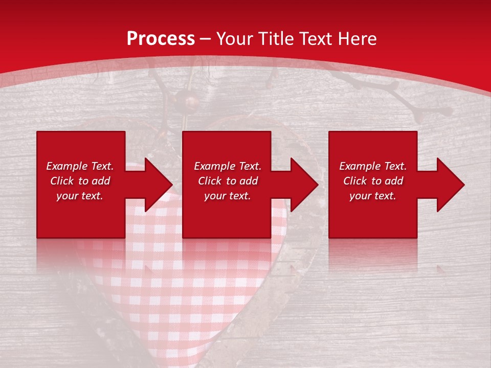 Valentine Love Textile PowerPoint Template