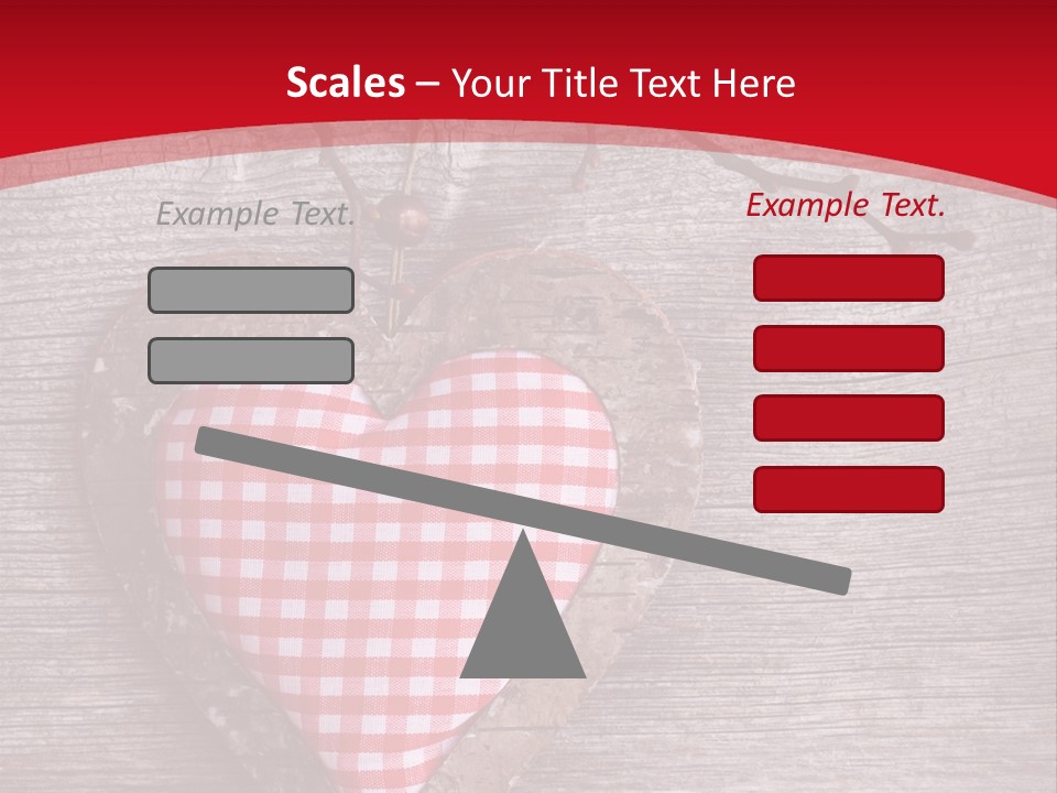 Valentine Love Textile PowerPoint Template