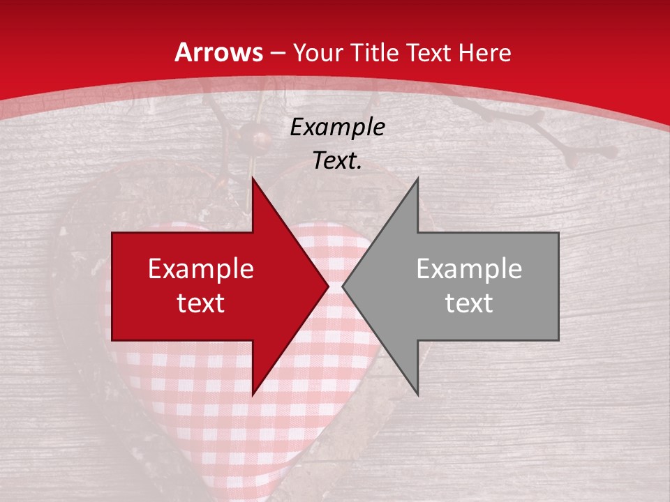 Valentine Love Textile PowerPoint Template