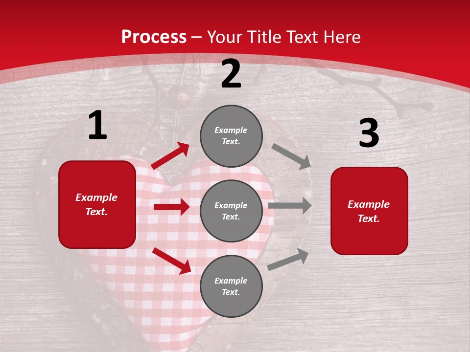 Valentine Love Textile PowerPoint Template