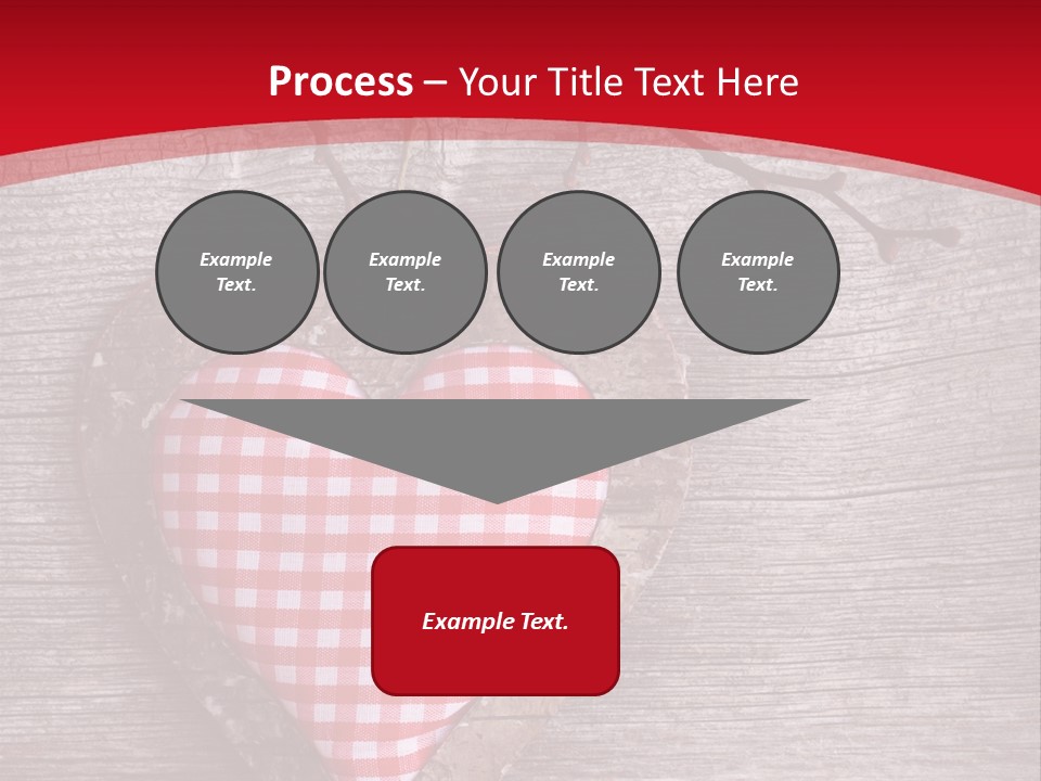 Valentine Love Textile PowerPoint Template