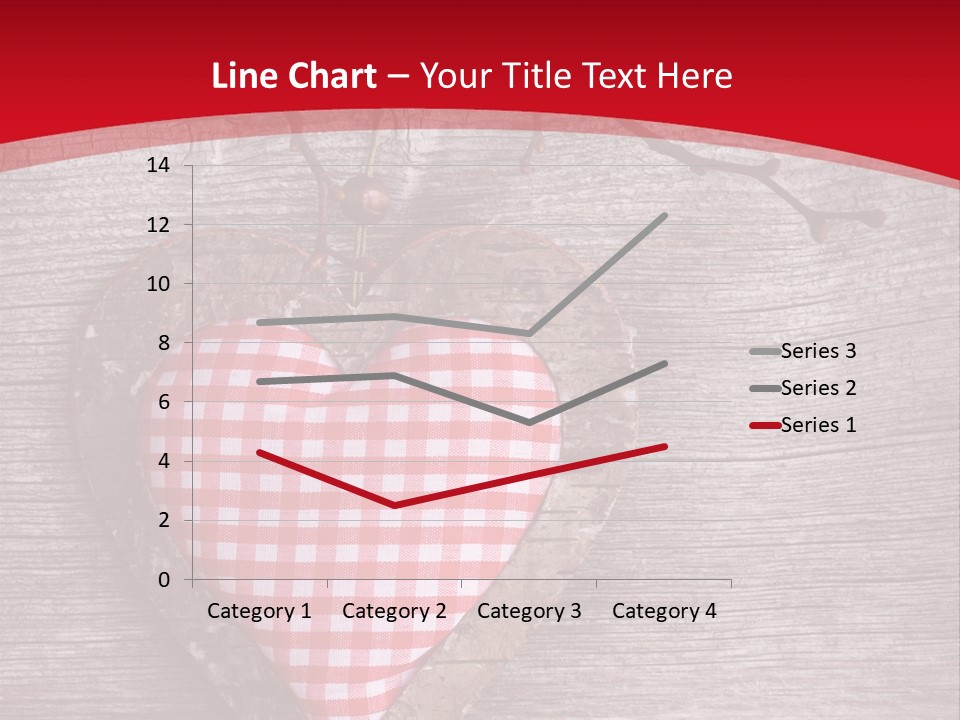 Valentine Love Textile PowerPoint Template