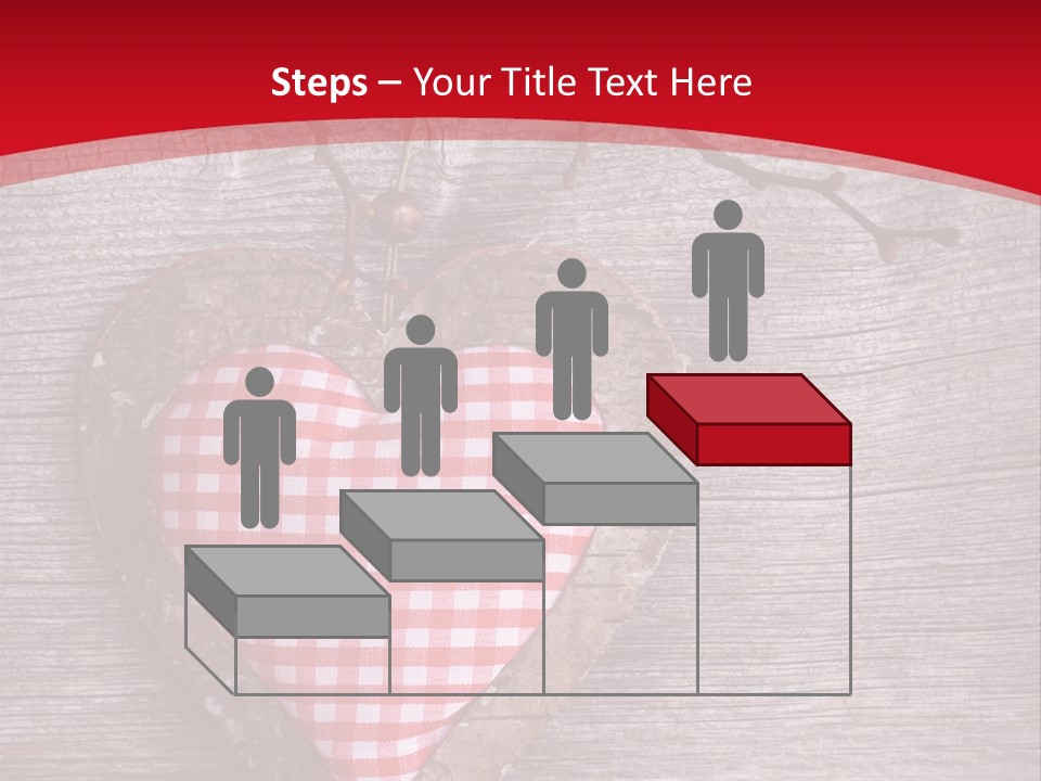 Valentine Love Textile PowerPoint Template