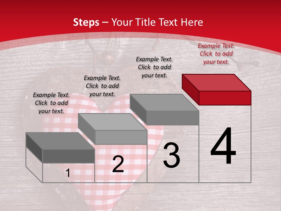 Valentine Love Textile PowerPoint Template