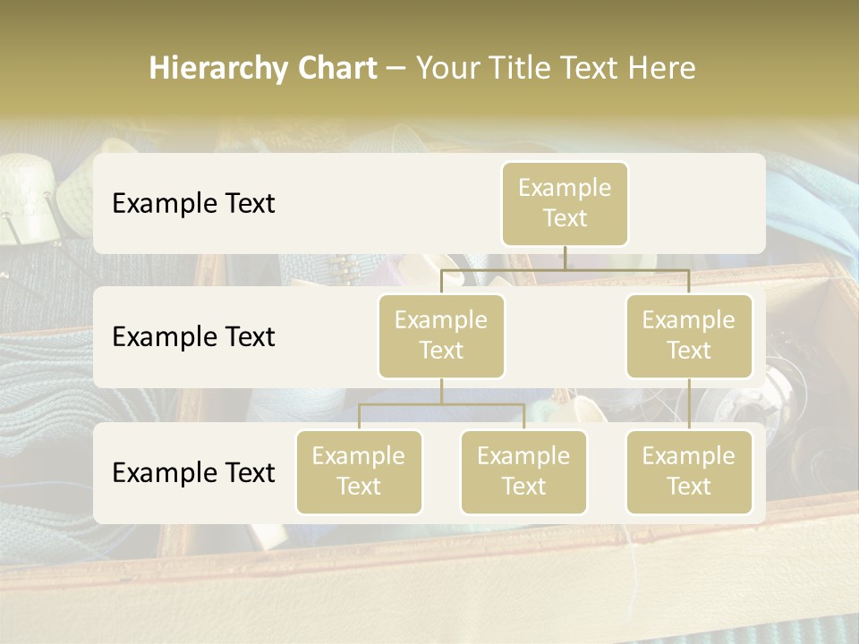 Blue Sewing Box Sewing Workshop PowerPoint Template