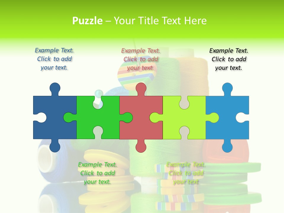 Tailor Stitch Sewing PowerPoint Template