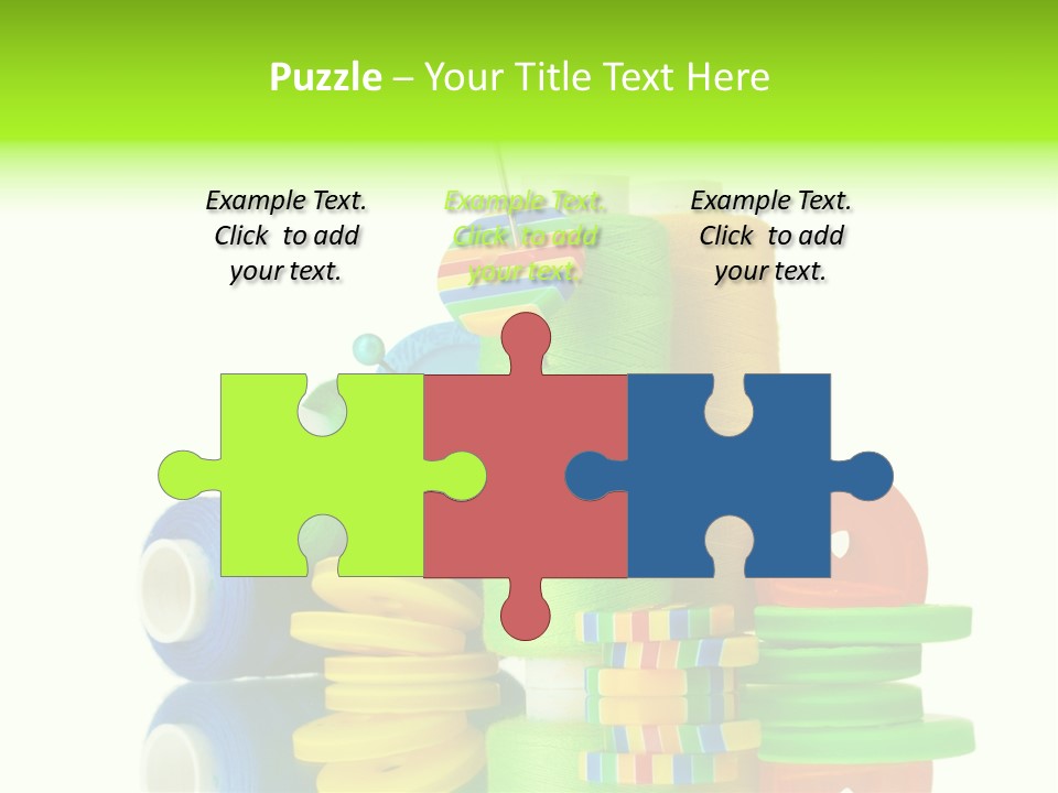 Tailor Stitch Sewing PowerPoint Template