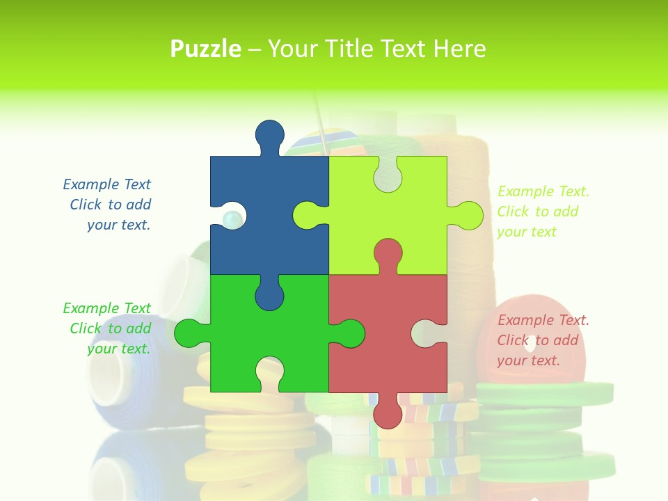 Tailor Stitch Sewing PowerPoint Template