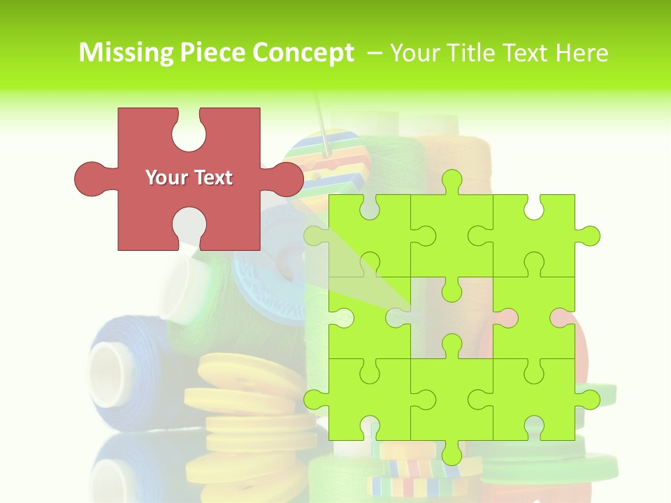 Tailor Stitch Sewing PowerPoint Template