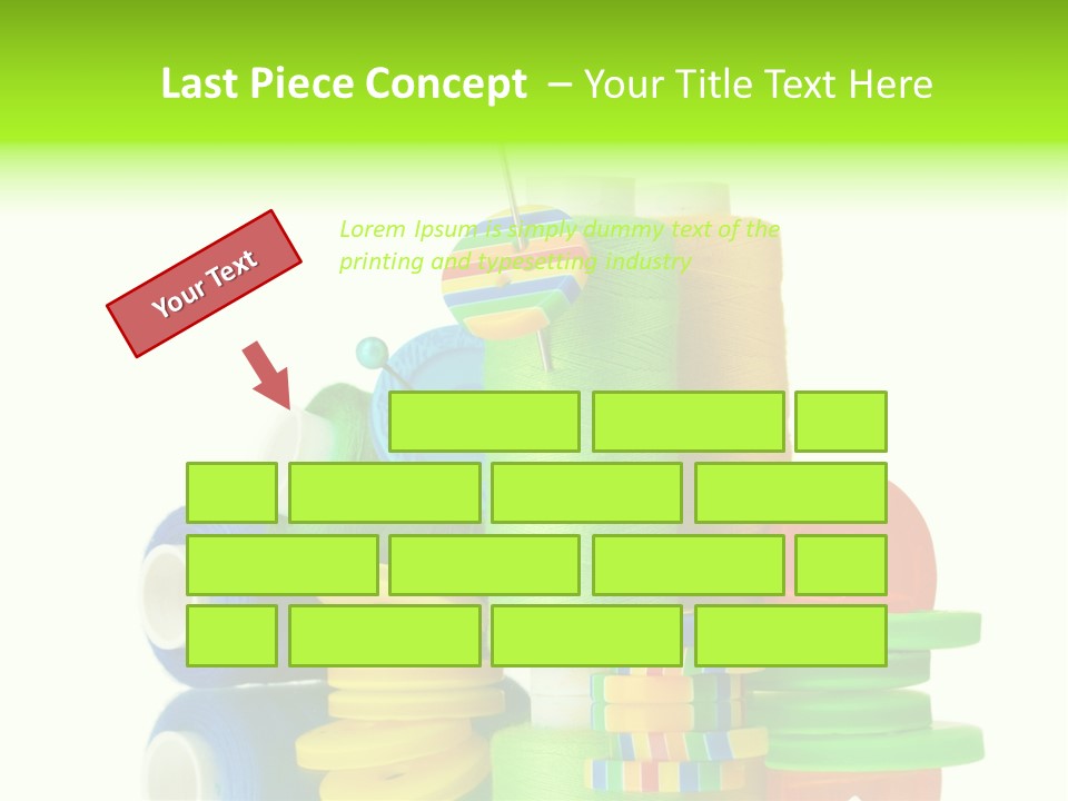 Tailor Stitch Sewing PowerPoint Template