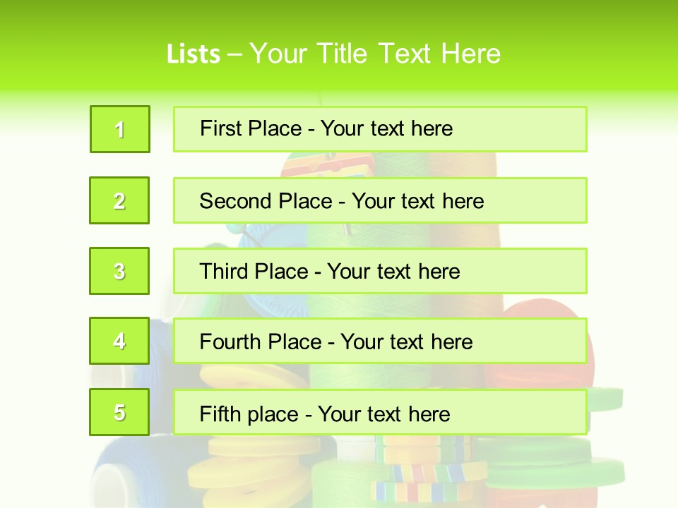 Tailor Stitch Sewing PowerPoint Template
