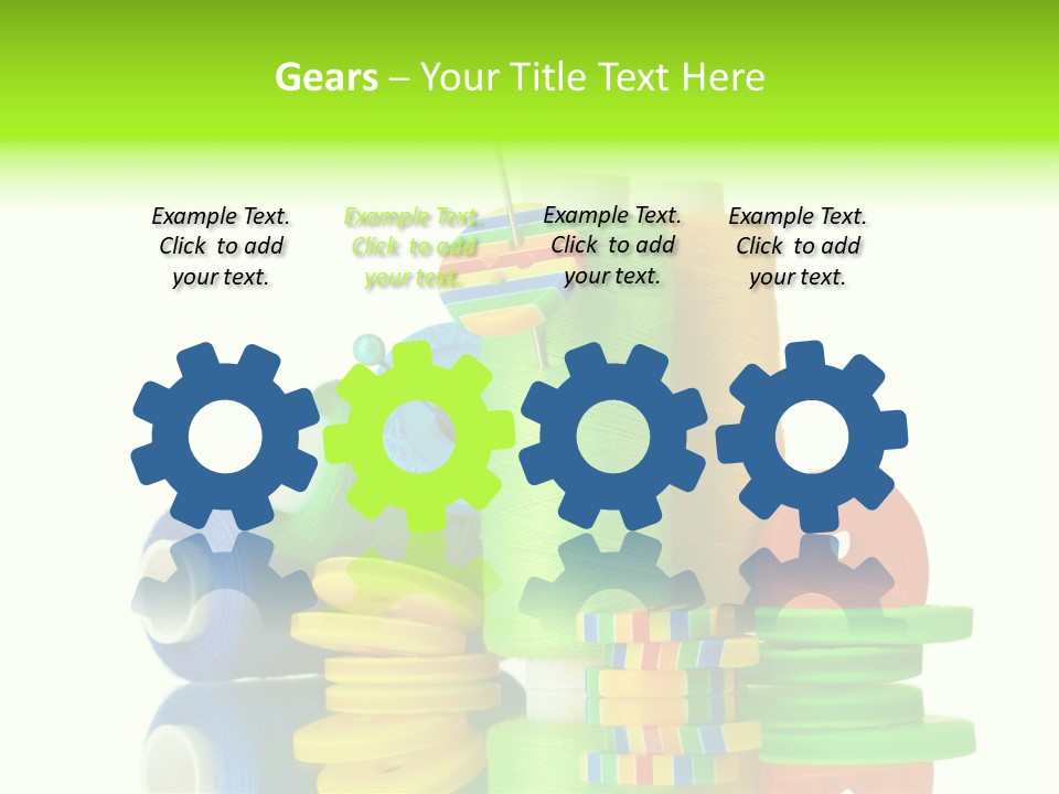 Tailor Stitch Sewing PowerPoint Template