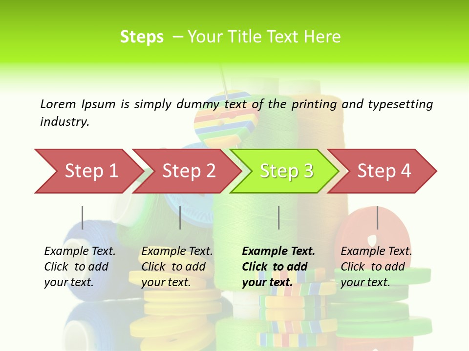 Tailor Stitch Sewing PowerPoint Template
