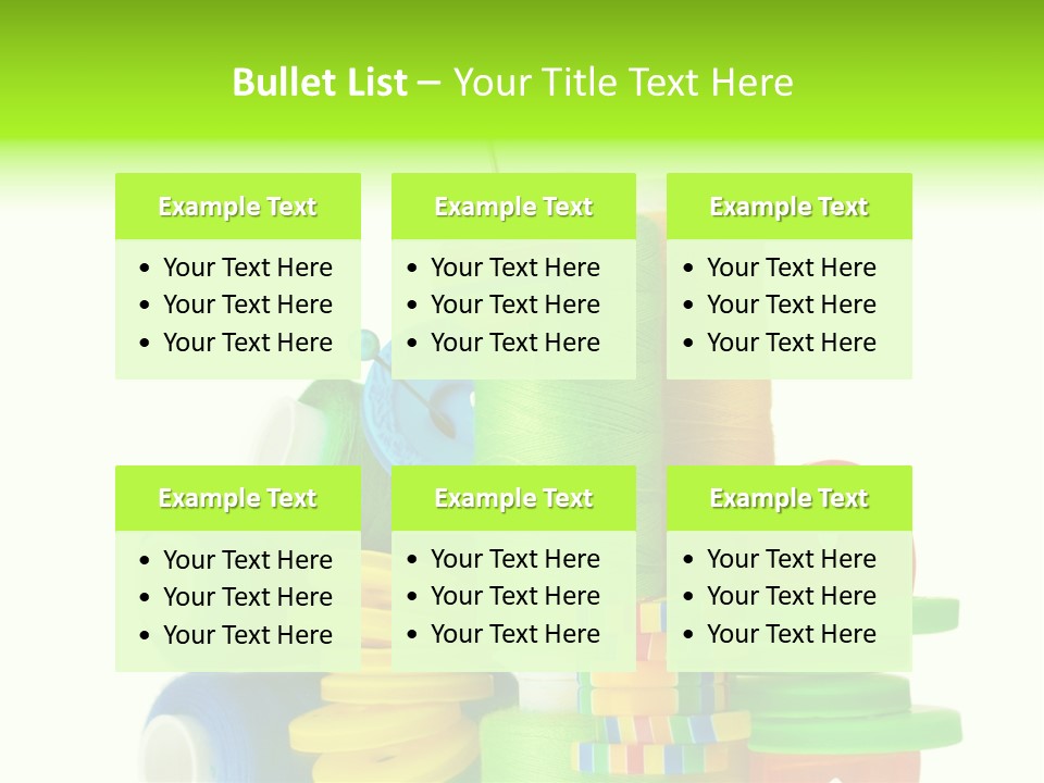 Tailor Stitch Sewing PowerPoint Template