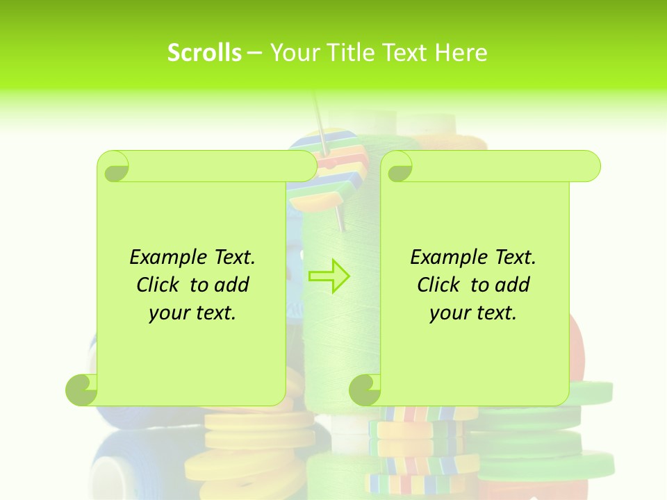 Tailor Stitch Sewing PowerPoint Template