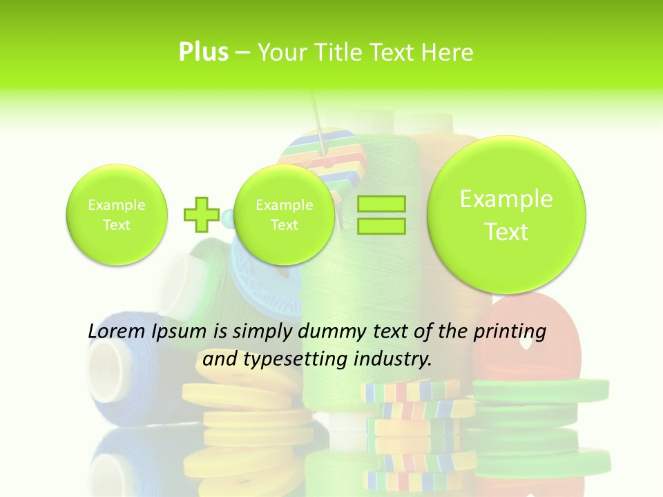 Tailor Stitch Sewing PowerPoint Template