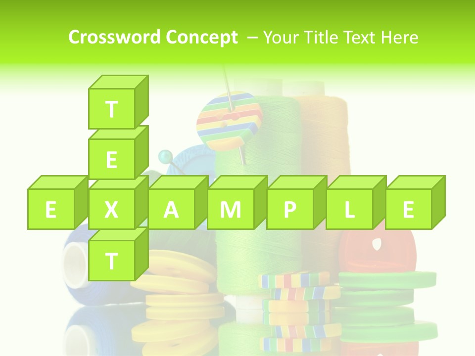 Tailor Stitch Sewing PowerPoint Template