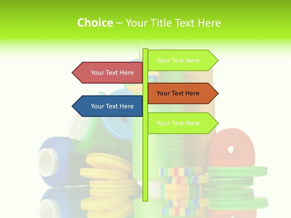 Tailor Stitch Sewing PowerPoint Template