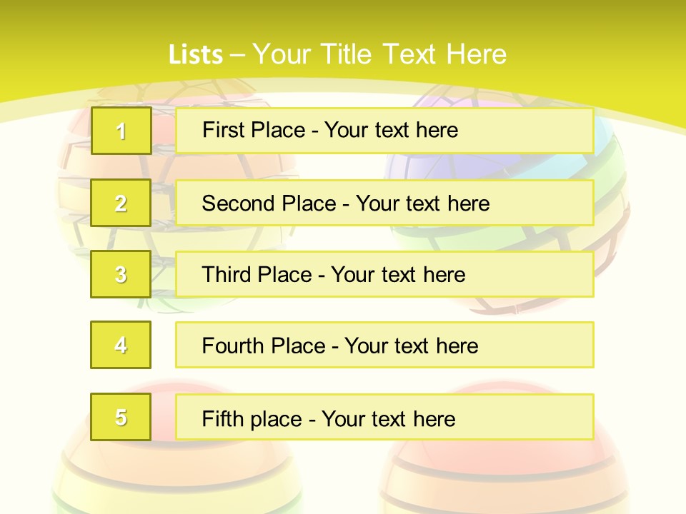 Psychology Segments Levels PowerPoint Template