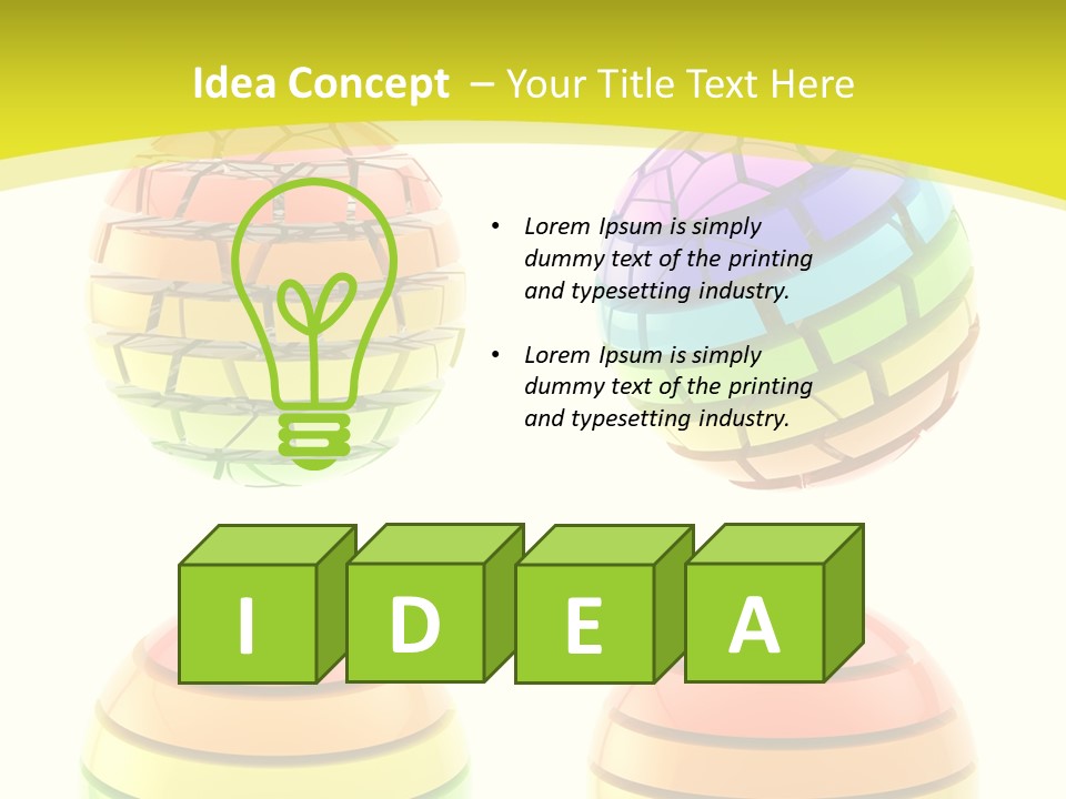 Psychology Segments Levels PowerPoint Template